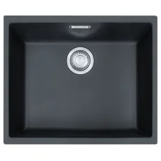 Мийка кухонна Franke Sirius, тектонайт, прямокутник, без крила, 525х440х200мм, чаша - 1, врізна,  SID 110-50 , чорний