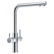 Смеситель для кухни Franke Neptune Clear Water, длина излива - 220мм, поворотный, 1+1фильтр, хром