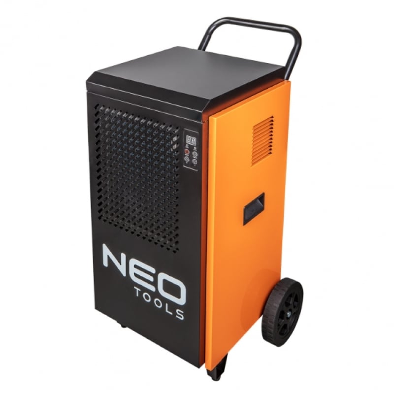 Осушитель воздуха промышленный Neo Tools 70л/сутки 250м кв 400м куб/ч 950Вт LCD дисплей эл.управление таймер IP22 фото 1