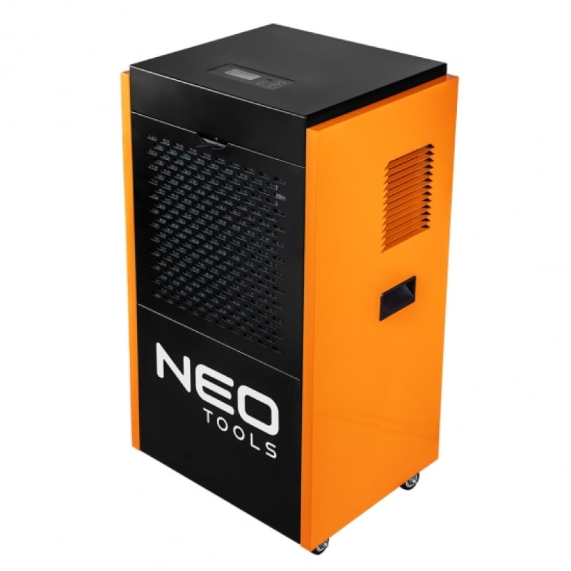 Осушитель воздуха промышленный Neo Tools 90л/сутки 310м кв 500м куб/час 1000Вт LCD дисплей эл.управление таймер IP22 фото 1