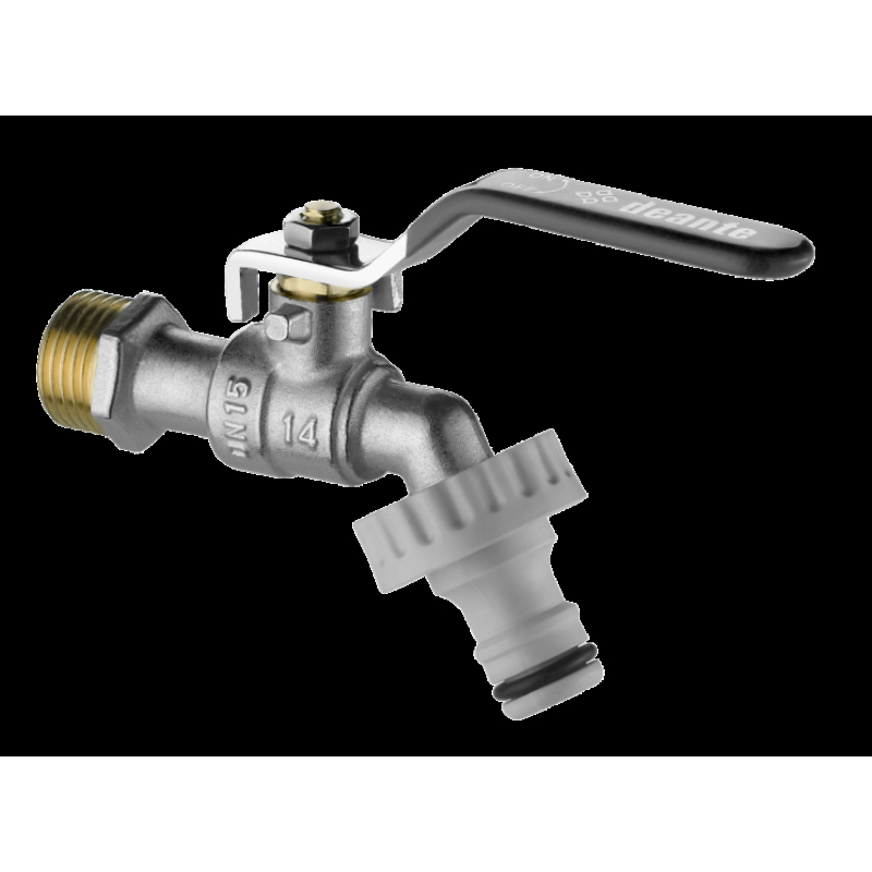 Кран кульовий Deante для поливу з адаптерами - 1/2'', 3/4'' фото 2