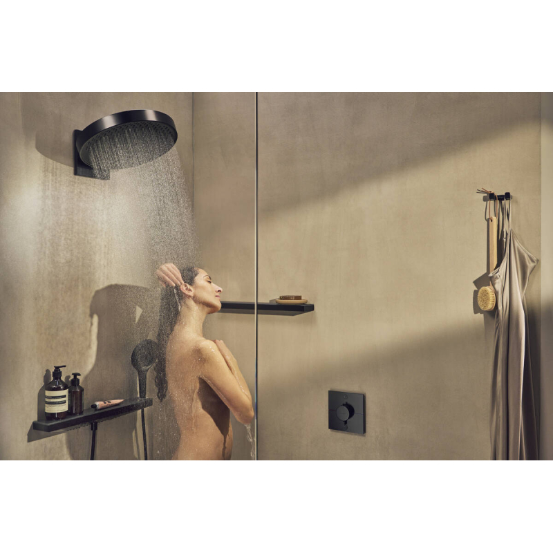 ShowerSelect Comfort E Смеситель термостатический скрытого монтажа на 2 потребителя, черный матовый фото 3