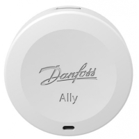 Датчик Danfoss Ally Room Sensor, комнатный, выносной, CR2450, Zigbee, белый