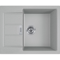 Кухонная мойка Franke Sirius 2.0, тектонайт, прямоугольная, с крылом, 620х500х200, чаша-1, врезная, S2D 611-62, серый