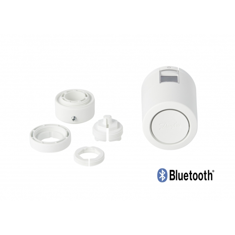 Термостатический элемент Danfoss Eco, RA, M30х1.5, Bluetooth, белый фото 5
