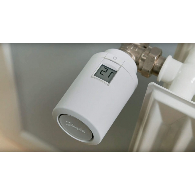 Термостатический элемент Danfoss Eco, RA, M30х1.5, Bluetooth, белый фото 2