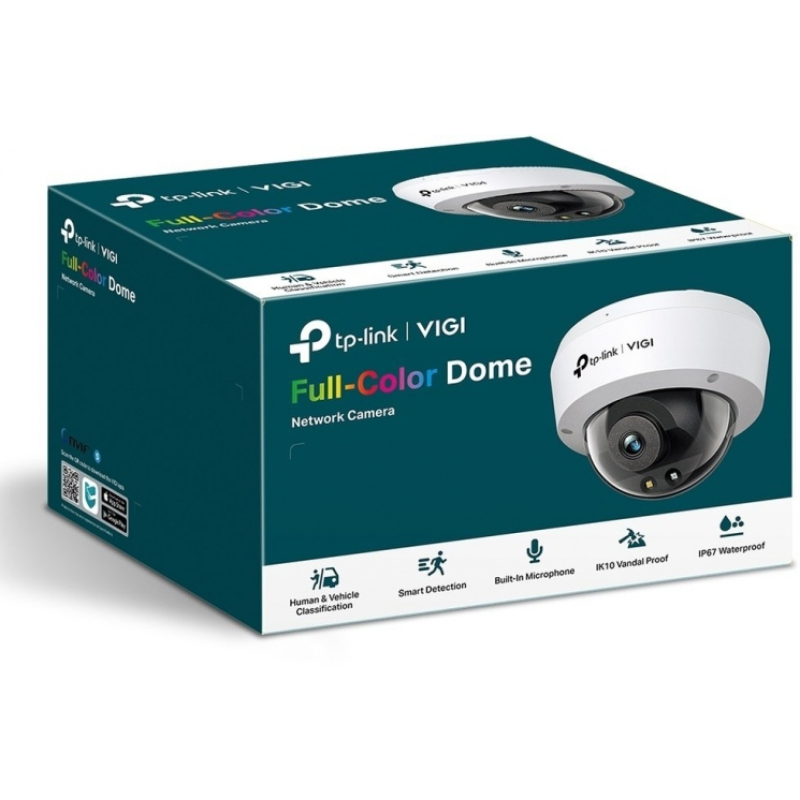 IP-Камера TP-LINK VIGI C240-2.8, PoE, 4Мп, 2,8 мм, H265+, IP66, Turret, кольорове нічне бачення, внутрішня фото 4