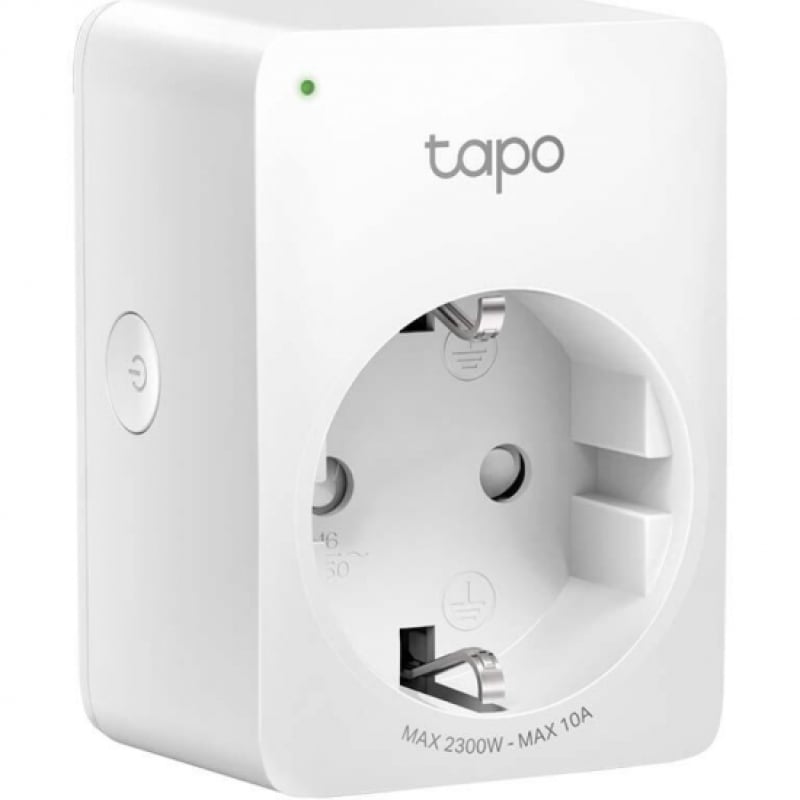 Розумна розетка компактна TP-LINK Tapo P100M N300 BT 10A фото 1