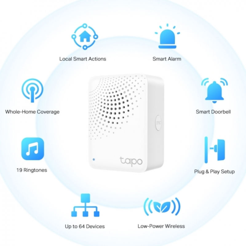 Розумний хаб із дзвінком TP-LINK Tapo H100 фото 2