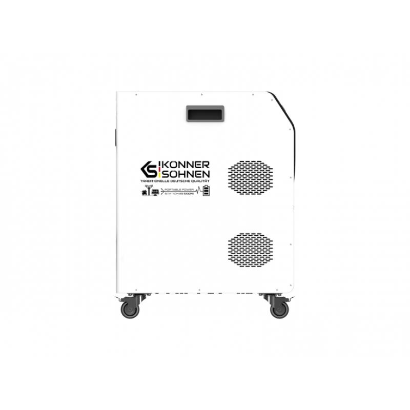 Портативная электростанция Konner-Sohnen KS 5200PS, 5200Вт, 5120Вт·ч, LifePo4, 56кг фото 5