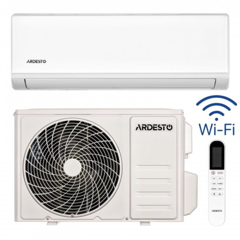 Кондиционер Ardesto CoolSmart 35м² инвертор 12000BTU 3.5кВт A/A -15°С Wi-Fi R32 белый фото 1