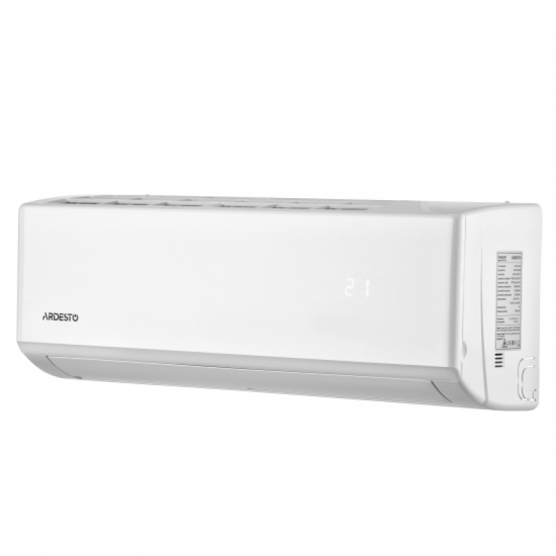 Кондиционер Ardesto CoolSmart 70м² инвертор 24000BTU 7.0кВт A/A -15°С Wi-Fi R32 белый фото 9