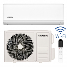 Кондиционер Ardesto CoolSmartPro 70м² инвертор 24000BTU 7.0кВт A++/A+ -25°С Wi-Fi R32 белый