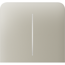 Боковая кнопка для двухклавишного выключателя Ajax SideButton (2-gang) vertical Ivory