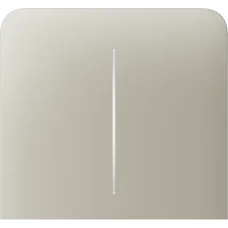 Бічна кнопка для двоклавішного вимикача Ajax SideButton (2-gang) vertical Ivory