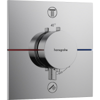 15572000 ShowerSelect Comfort E Смеситель термостатический скрытого монтажа на 2 потребителя, хром