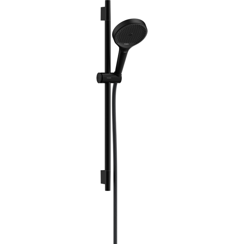 Rainfinity S Puro 130 3jet EcoSmart Душовий набір зі штангою 720 мм, чорний фото 1