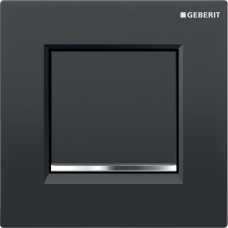 Система пневматического управления смывом писсуара Geberit, смывающая клавиша типа 30, черный