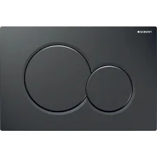 Sigma 01 Смывная клавиша для двойного смыва, черный
