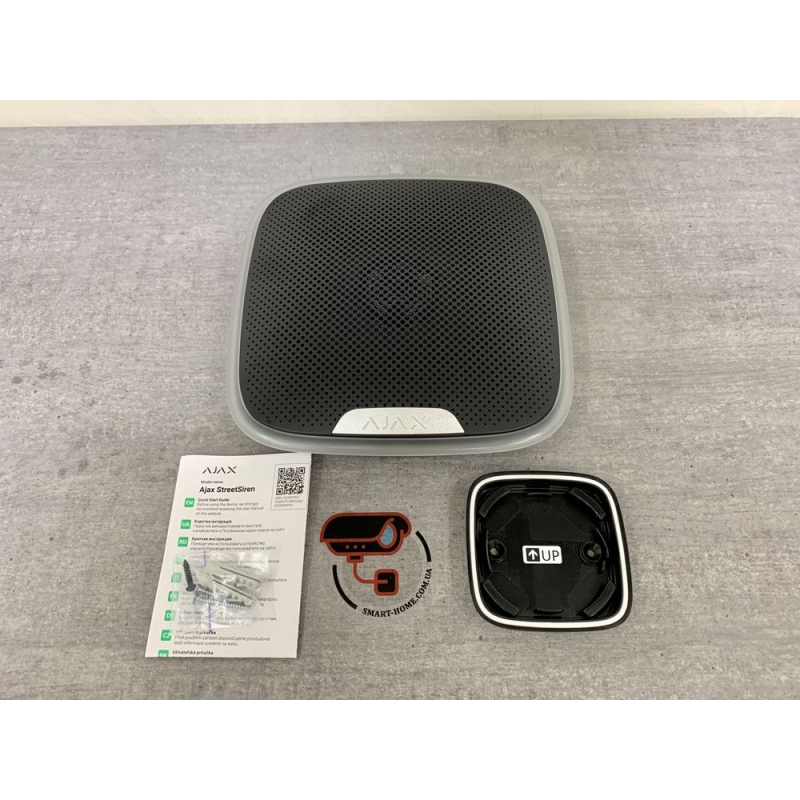 Беспроводная уличная сирена Ajax StreetSiren Black фото 2