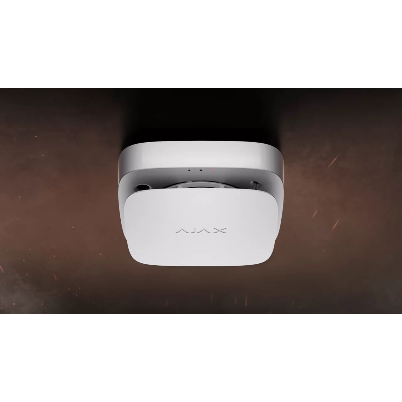 Беспроводной датчик детектирования дыма Ajax FireProtect White фото 3