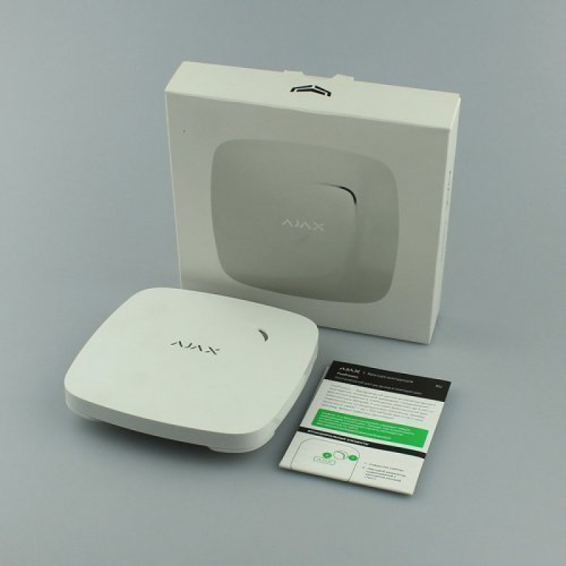 Беспроводной датчик детектирования дыма Ajax FireProtect White фото 4