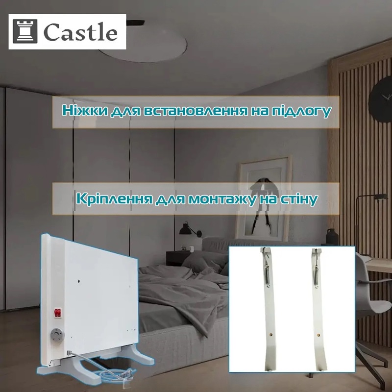 Електроконвектор Конвектор Castle 1000 фото 4