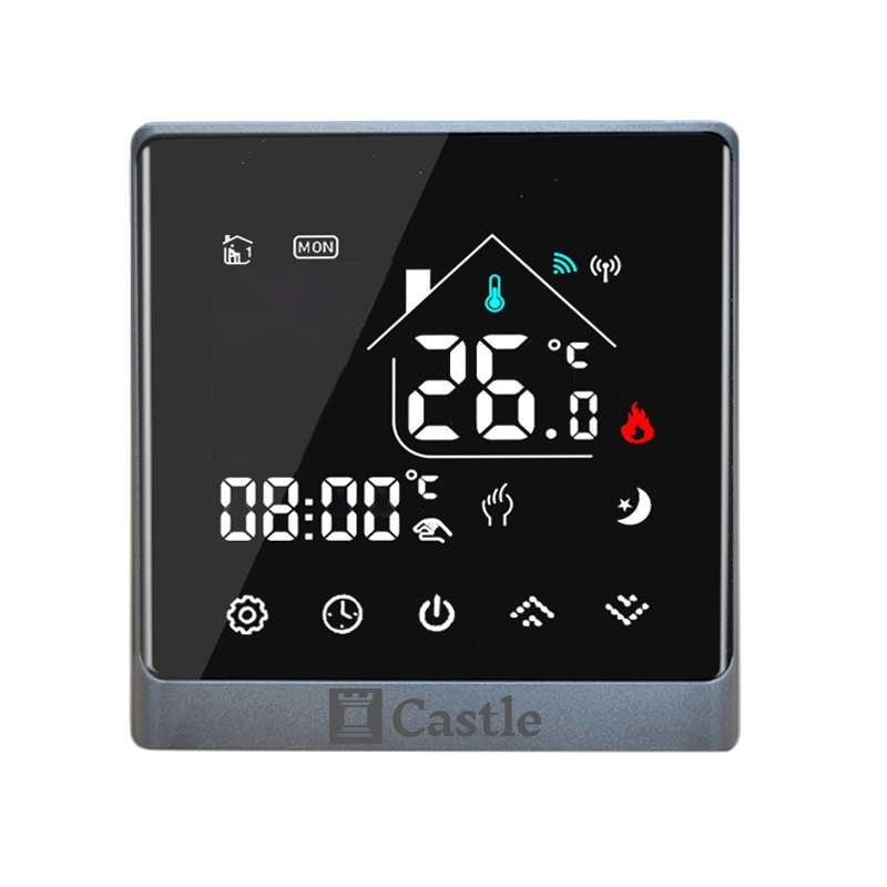 Wi-Fi Терморегулятор Castle AC-8400H Silver фото 1