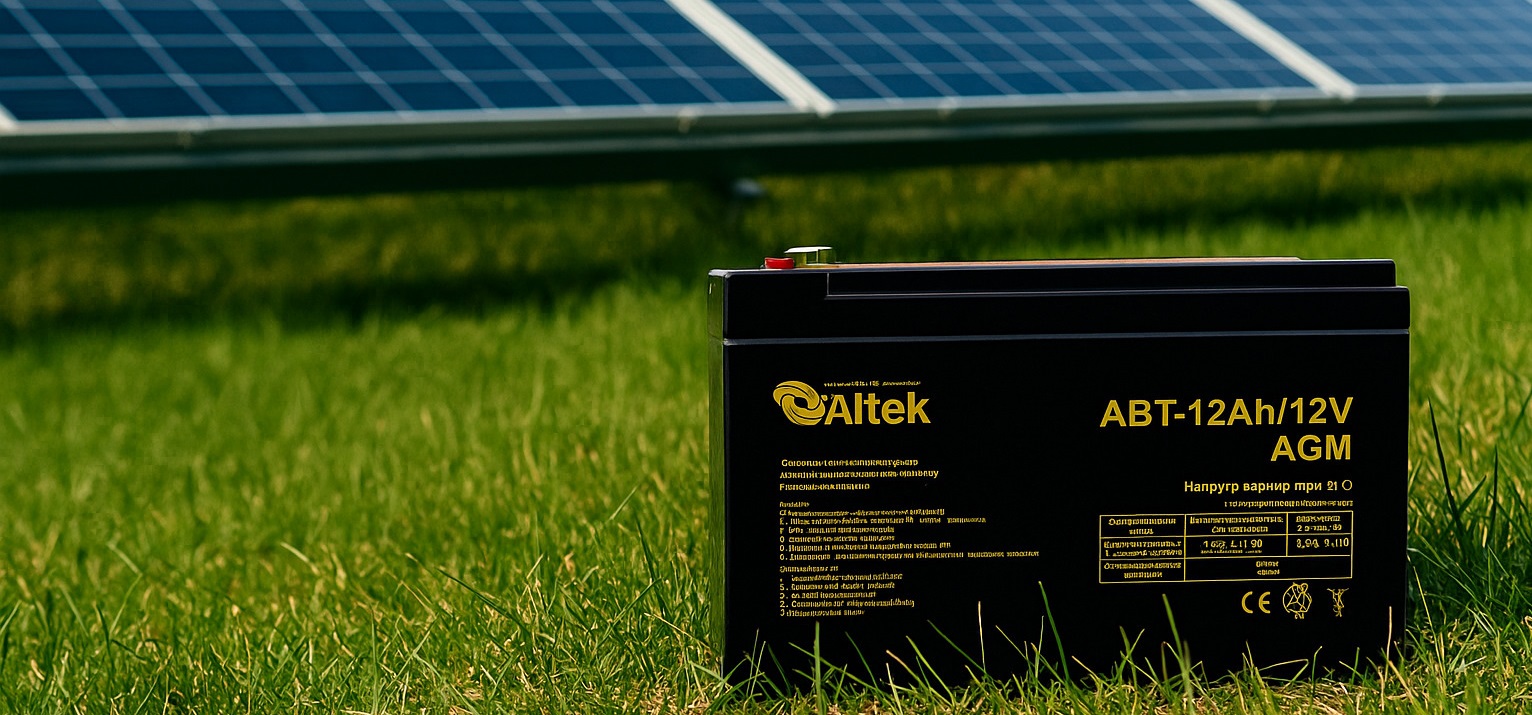 Акумуляторна батарея Altek ABT 12Аh 12V AGM