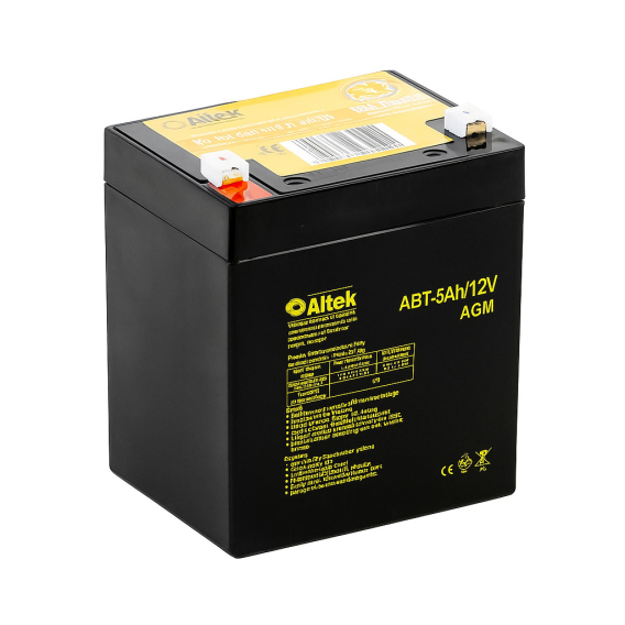 Аккумулятор Altek ABT 5Аh 12V AGM фото 1