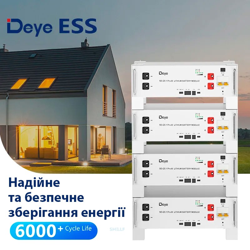 Аккумулятор Deye SE-G5.1 Pro-B 51.2V 100Ah фото 6