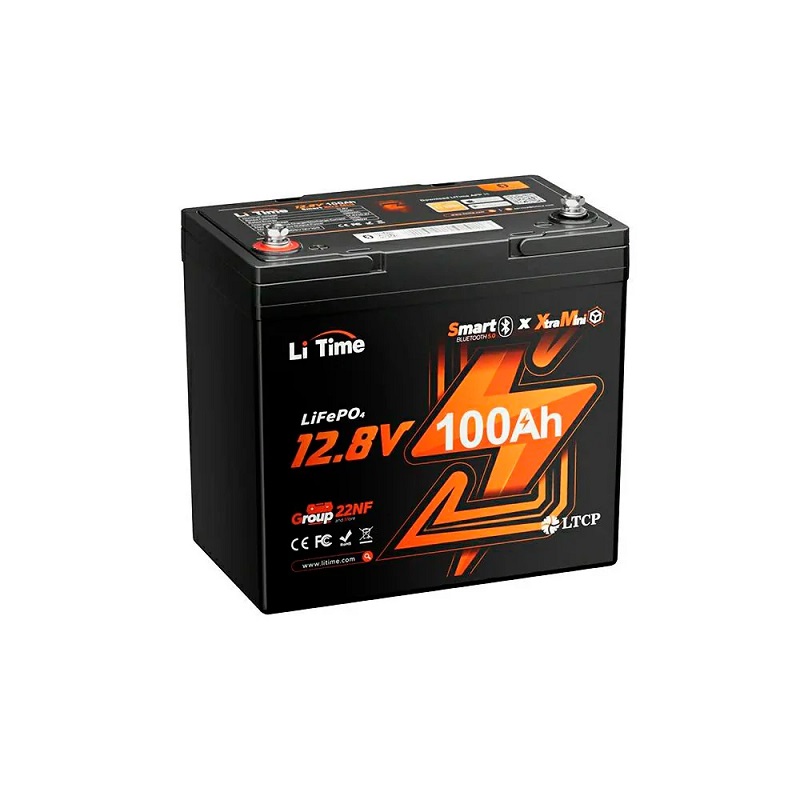 Аккумулятор LiTime LiFePO4 12V 100Ah XtraMini Bluetooth фото 1