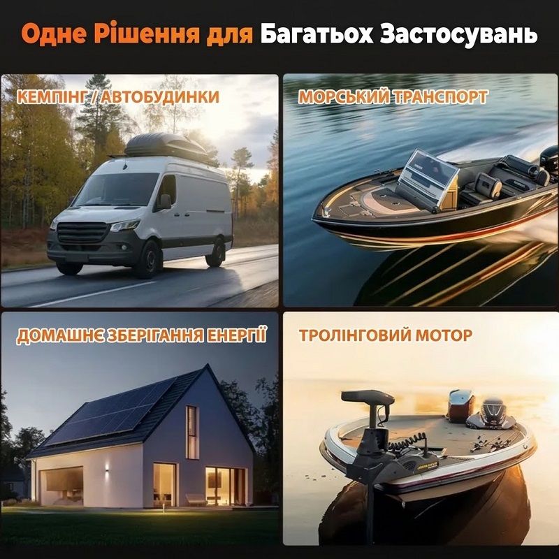 Аккумулятор LiTime LiFePO4 12V 140Ah H190 Bluetooth фото 7