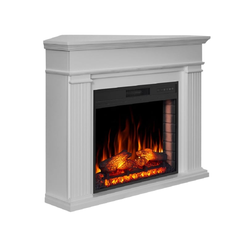 Электрокамин ArtiFlame Andante AF28S белый универсальный 2в1 фото 2