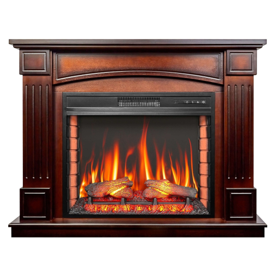 Електрокамін ArtiFlame Boston AF28S махагон коричневий антик фото 1