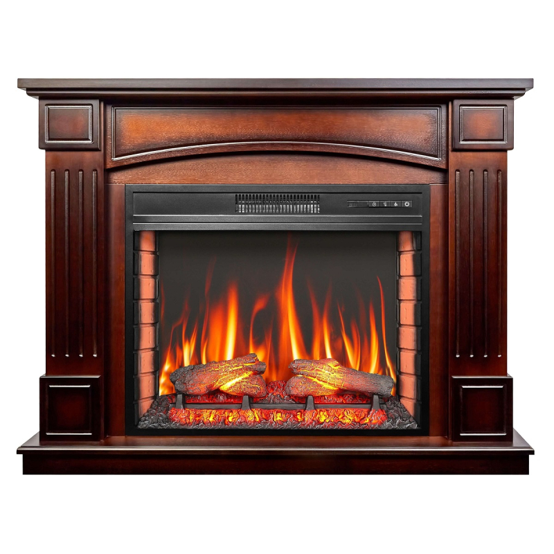 Електрокамін ArtiFlame Boston AF28S махагон коричневий антик фото 1