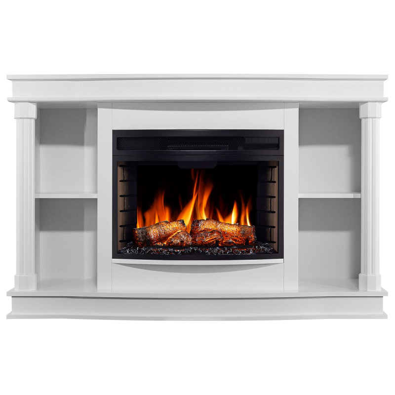 Электрокамин ArtiFlame Brittany AF25 белый фото 1
