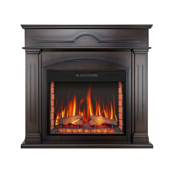 Электрокамин ArtiFlame December AF28S махагон коричневый антик фото 1