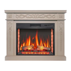 Электрокамин ArtiFlame Delmona AF28S слоновая кость