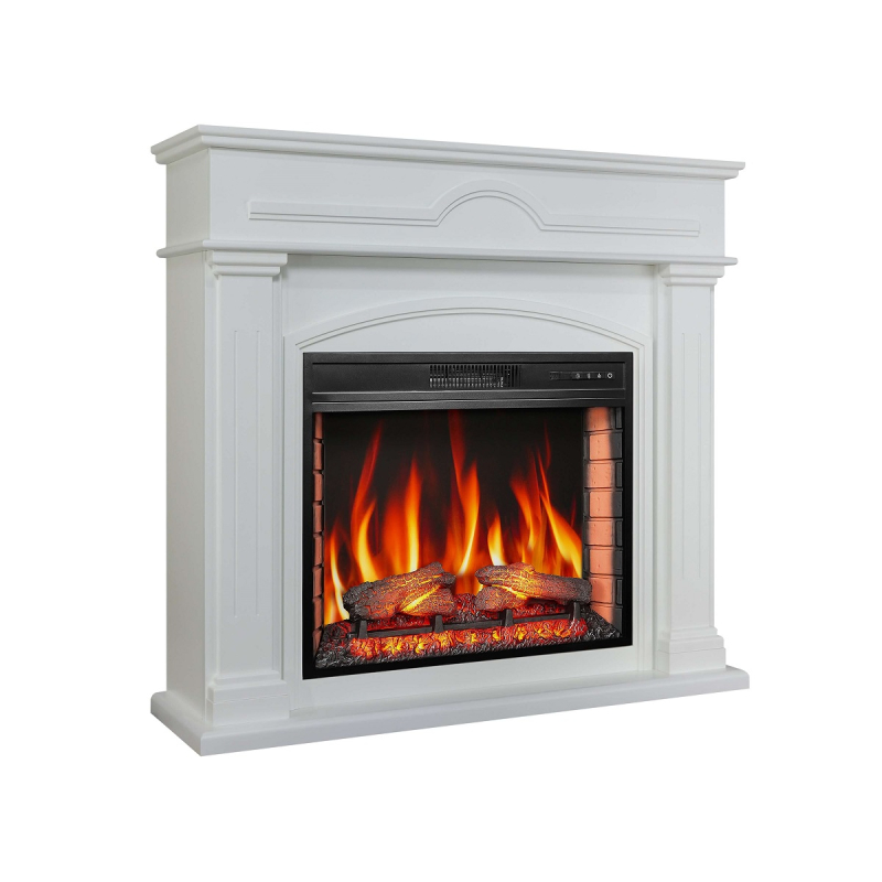 Электрокамин ArtiFlame Inverno AF28S белый фото 2