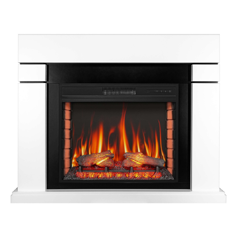 Электрокамин ArtiFlame Lindos AF28S белый фото 1