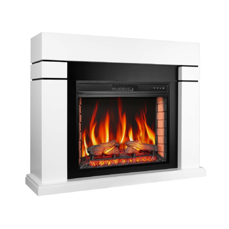 Электрокамин ArtiFlame Lindos AF28S белый фото 2