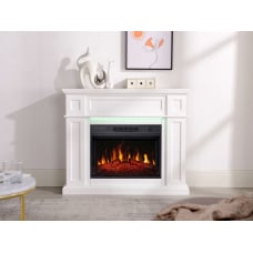 Электрокамин ArtiFlame Linz AF23S белый с LED подсветкой