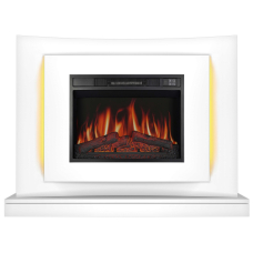 Электрокамин ArtiFlame Lucca AF23S белый с LED подсветкой