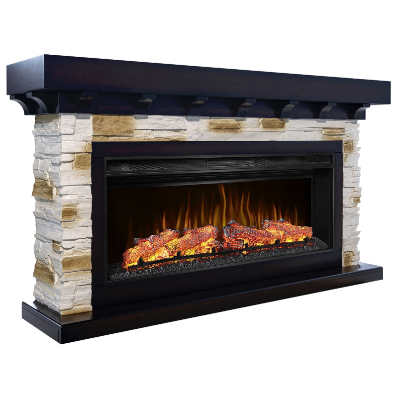 Електрокамін ArtiFlame Ludwig AF42 махагон коричневий антик фото 2