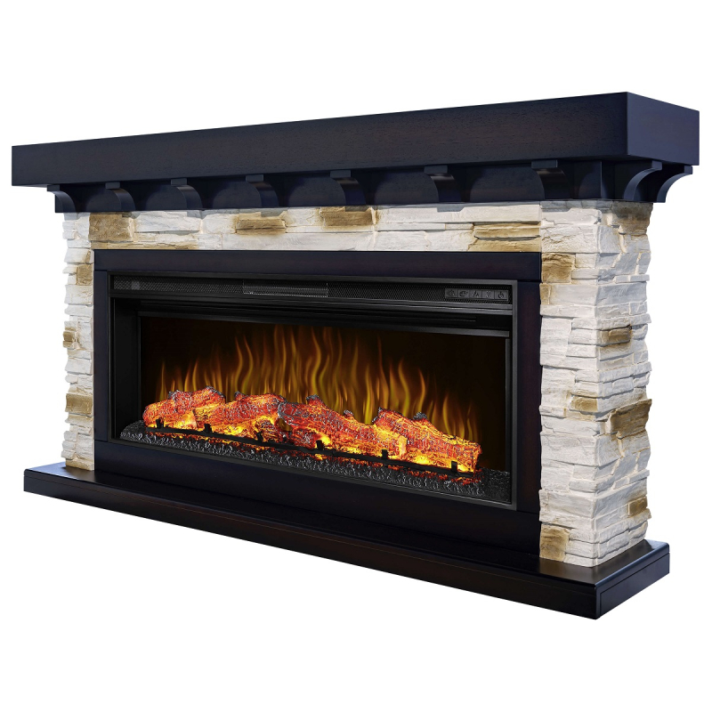 Електрокамін ArtiFlame Ludwig AF42 махагон коричневий антик фото 3