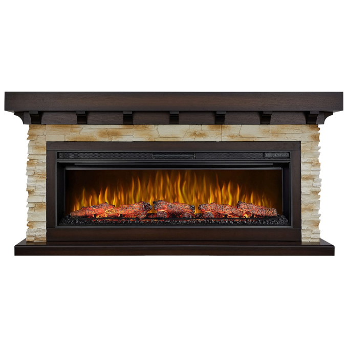 Електрокамін ArtiFlame Ludwig AF50 махагон коричневий антик фото 1