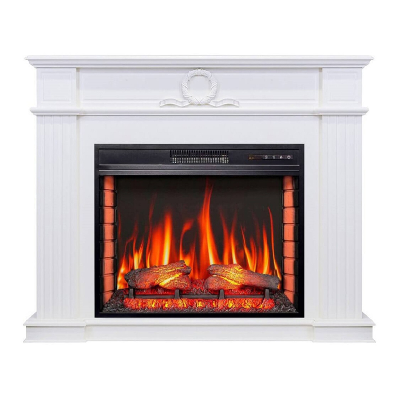 Электрокамин ArtiFlame Neoclassic AF28S белый фото 1