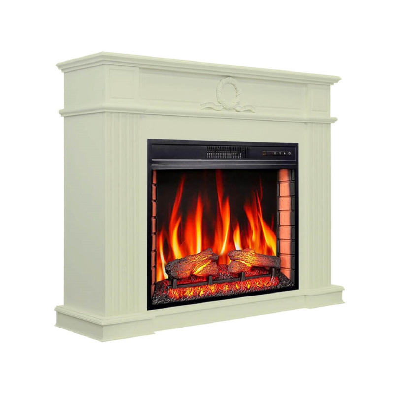 Електрокамін ArtiFlame Neoclassic AF28S білий дуб фото 2