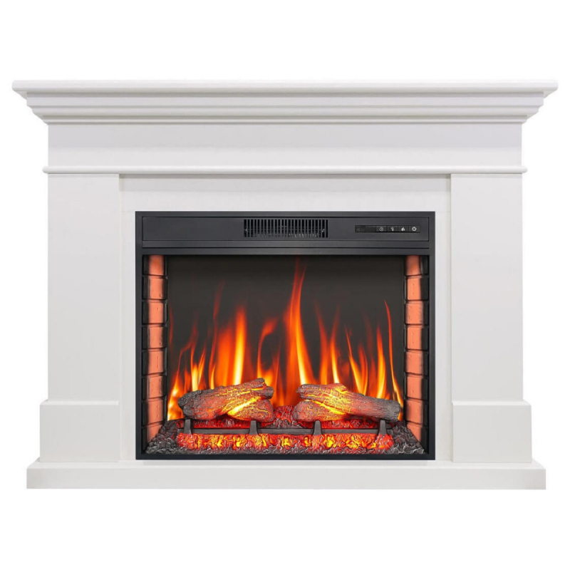 Электрокамин ArtiFlame Sacramento AF28S белый фото 1